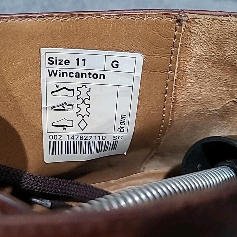 CLARKS‎ Wincanton Men's Boots Brown Size 11 - Picture 12 of 13